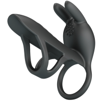 VIBRATING PENIS SLEEVE - MATTY (BLACK) VIBRATING PENIS SLEEVE - MATTY (BLACK)